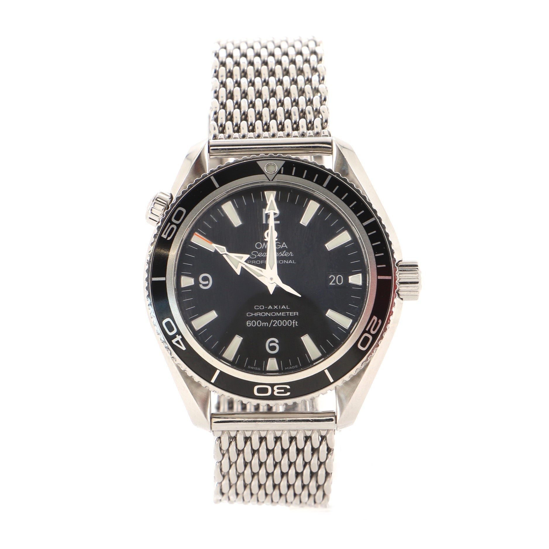 Seamaster Planet Ocean 600M Co-Axial Chronometer Automatic Watch Stainless Steel 42