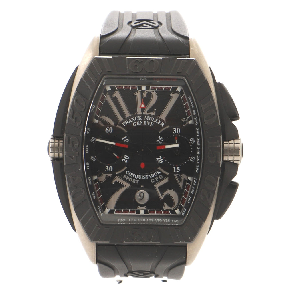 Conquistador Grand Prix Automatic Watch Titanium and Rubber 39