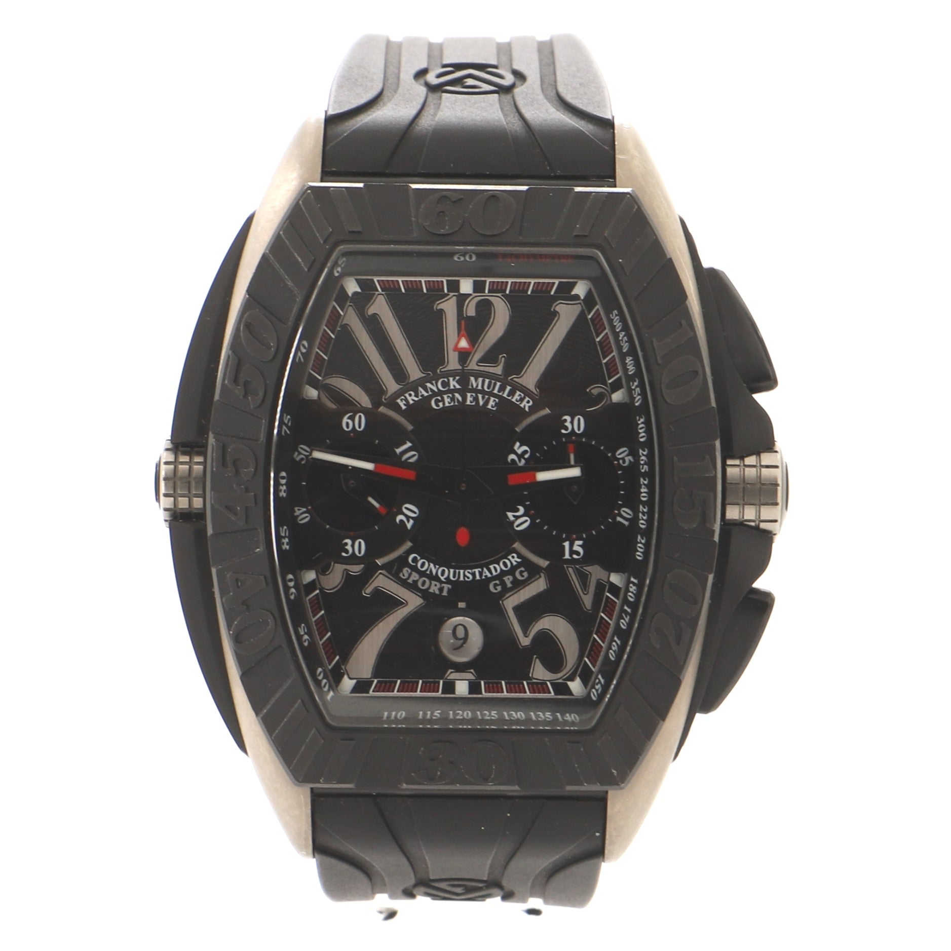 Conquistador Grand Prix Automatic Watch Titanium and Rubber 39