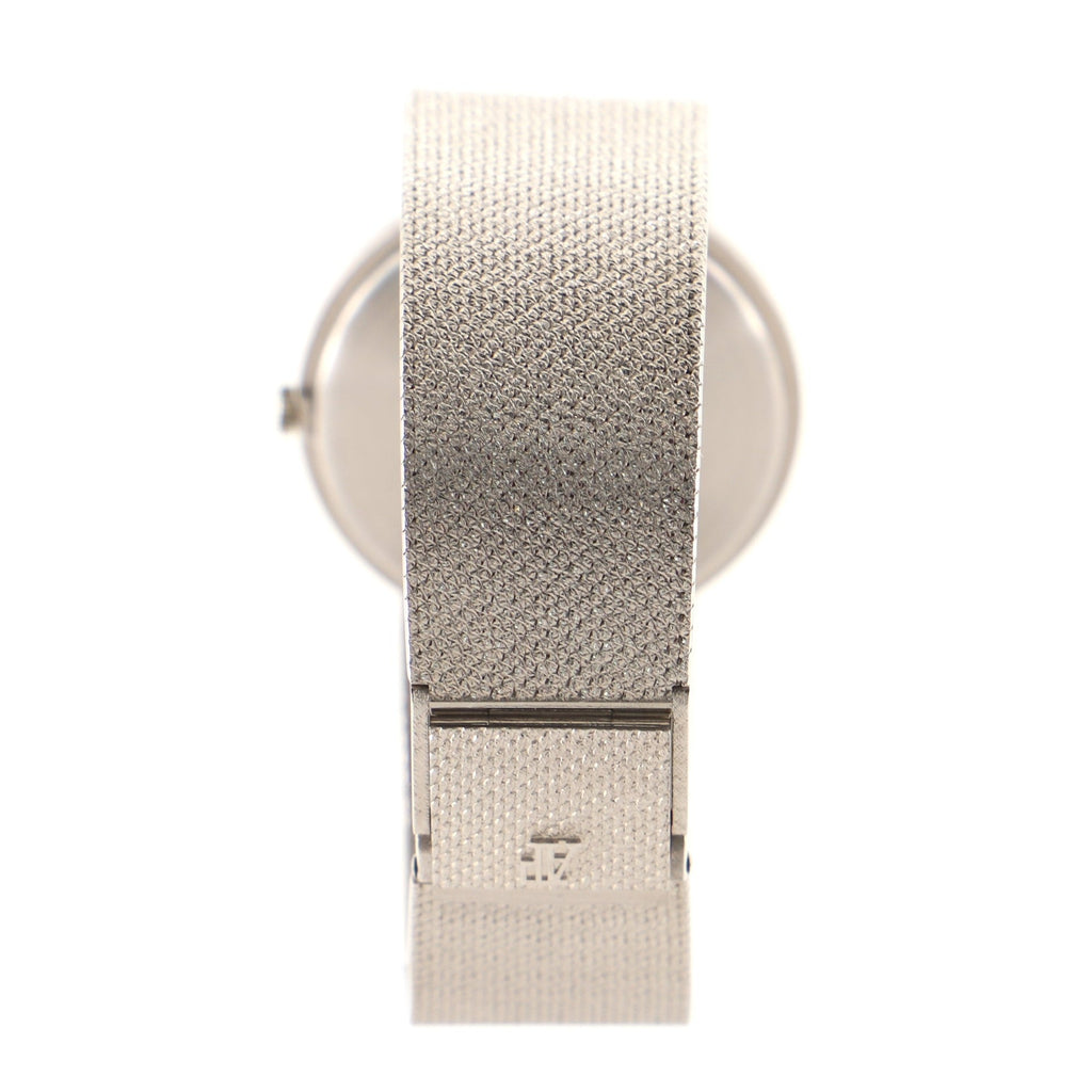 Vintage Ultra Thin Manual Bracelet Watch White Gold 33