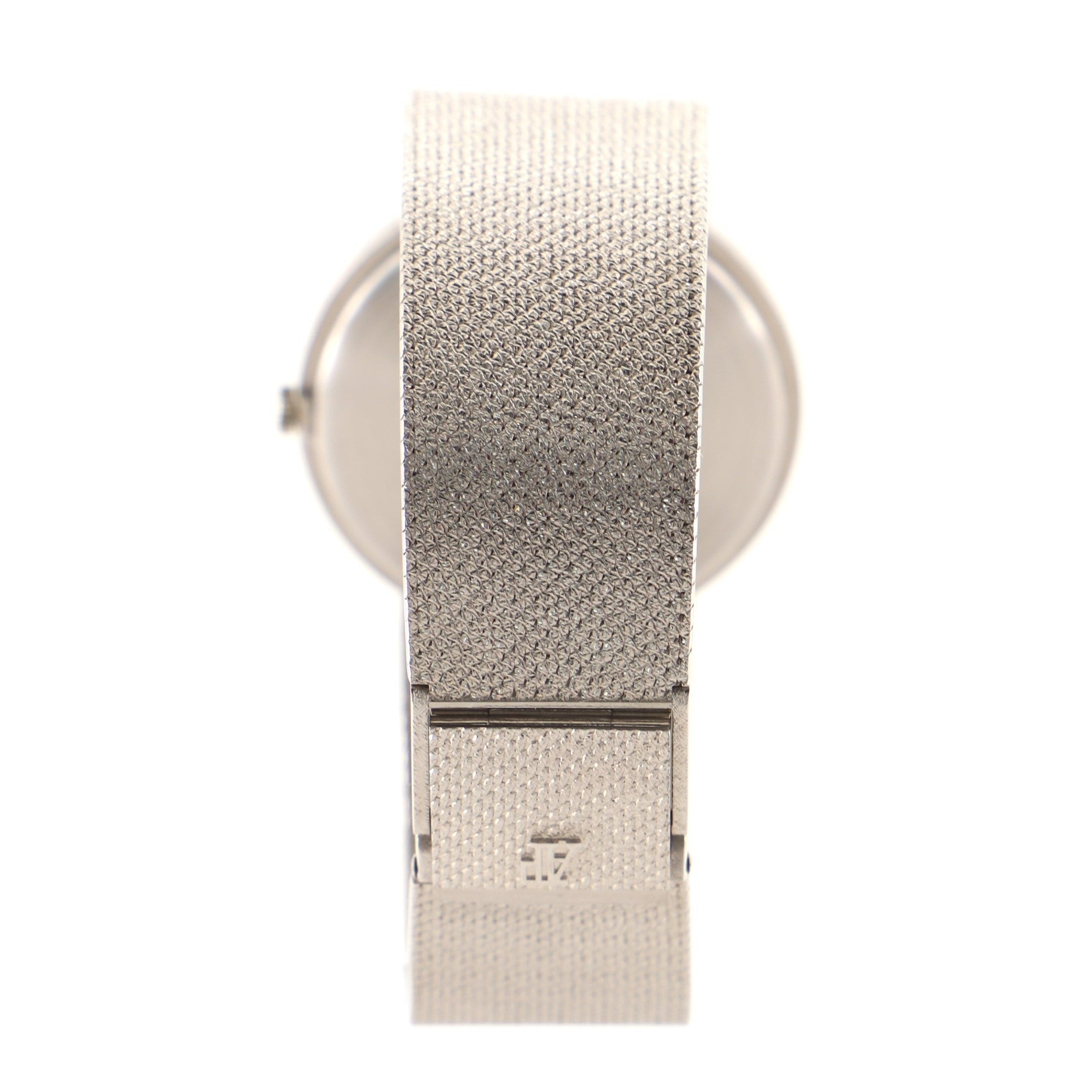 Vintage Ultra Thin Manual Bracelet Watch White Gold 33