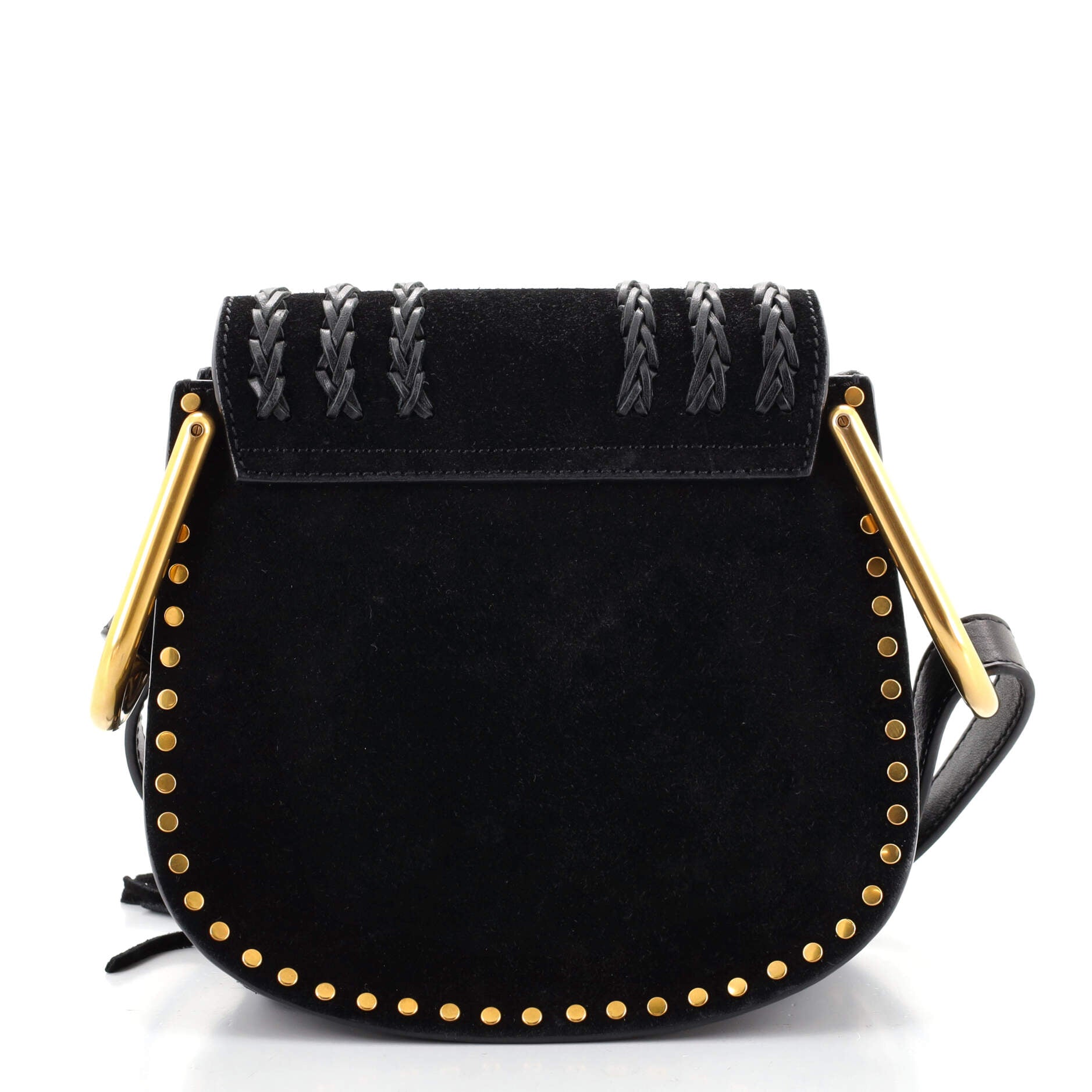Hudson Handbag Whipstitch Suede Mini