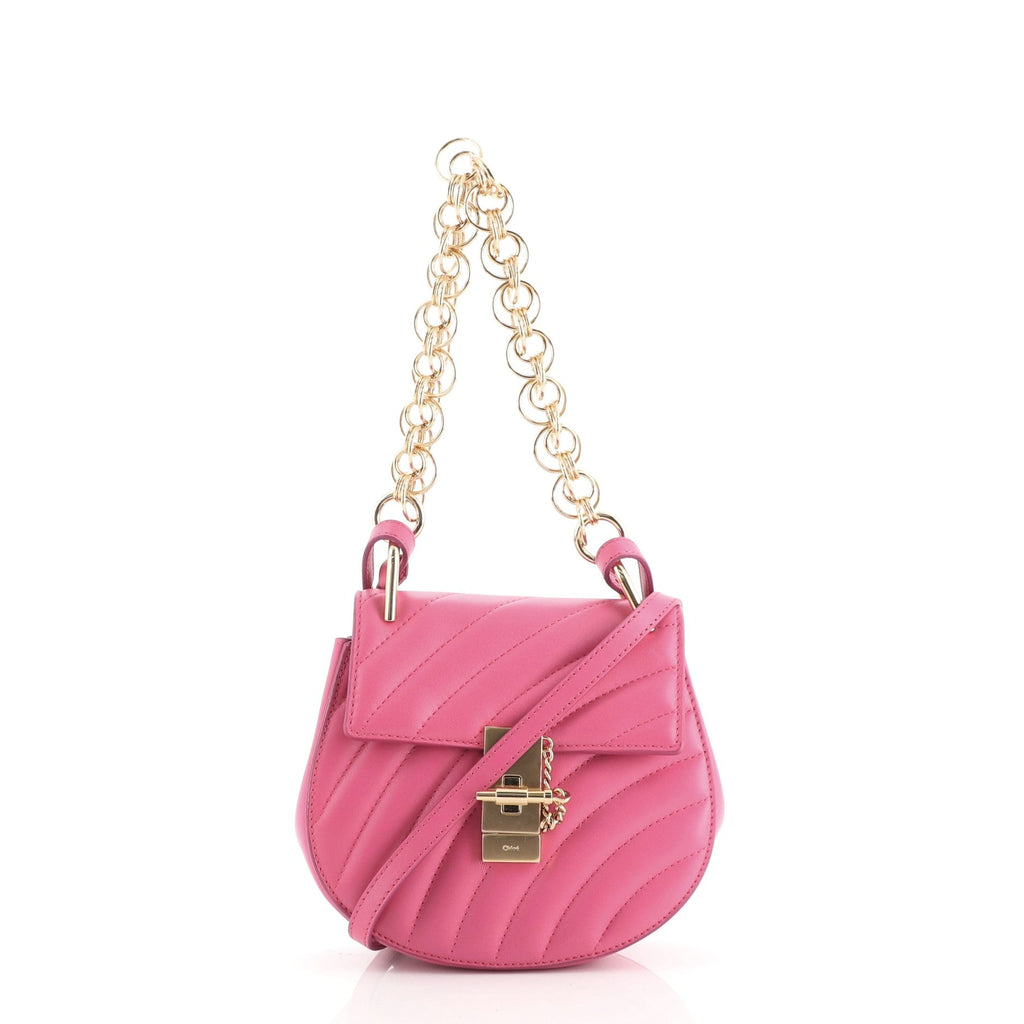 Drew Bijou Crossbody Bag Quilted Leather Mini