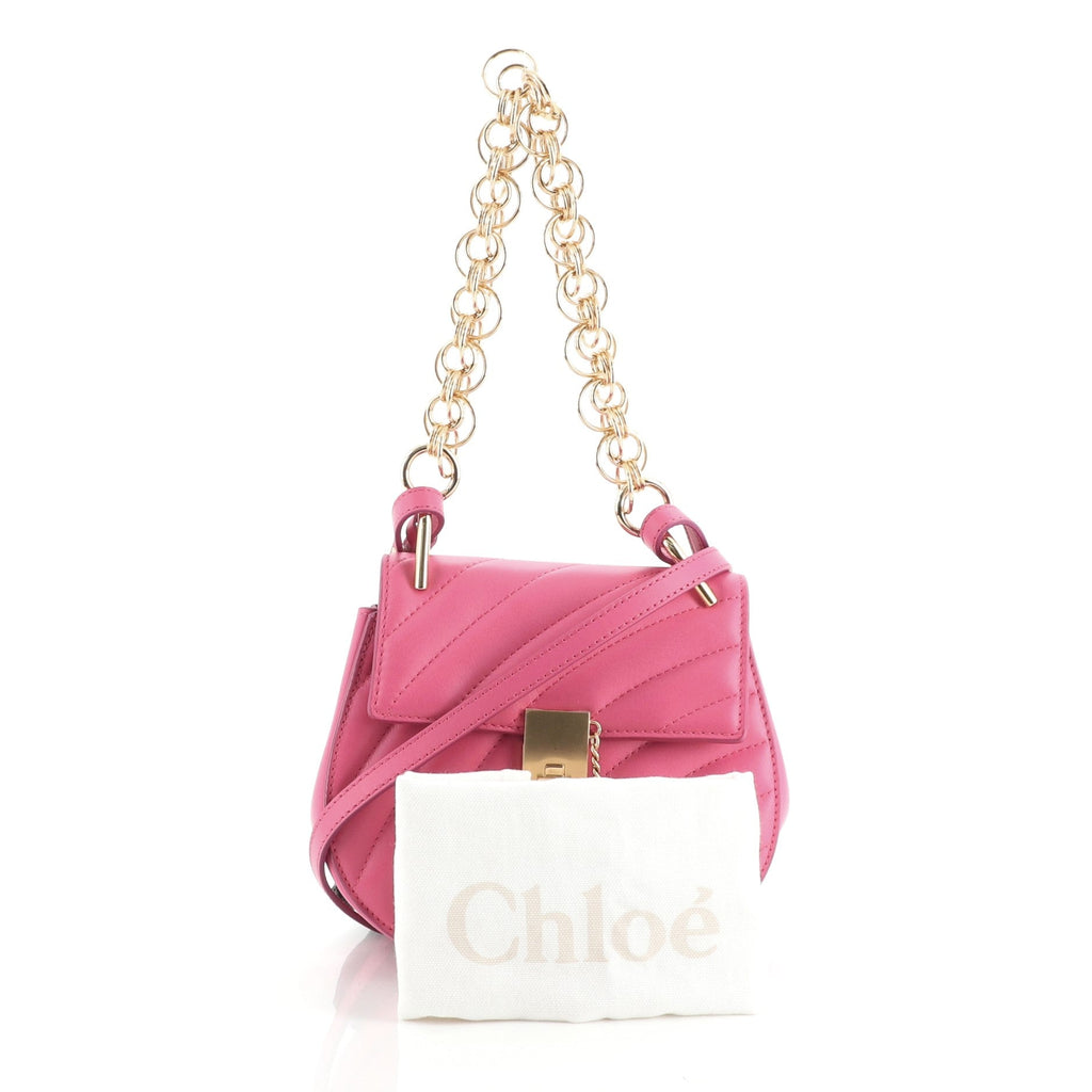 Drew Bijou Crossbody Bag Quilted Leather Mini