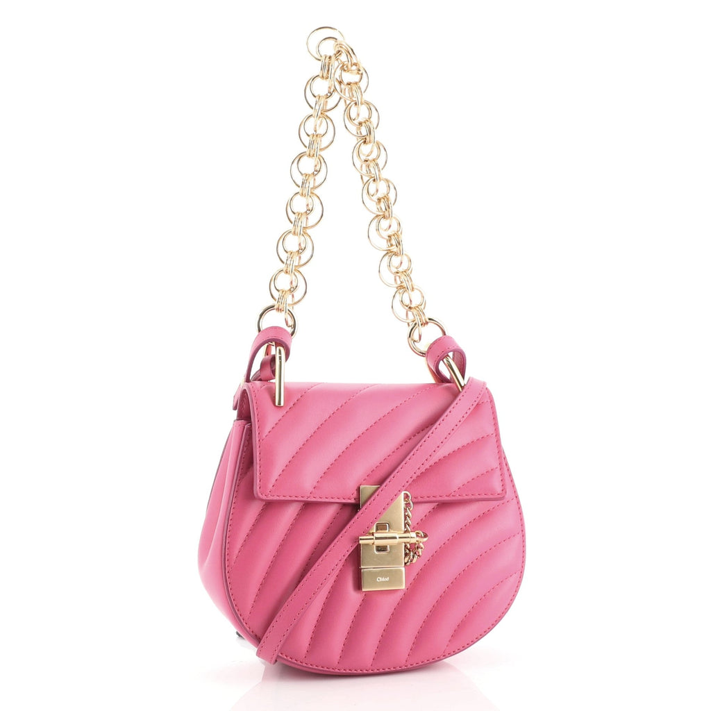 Drew Bijou Crossbody Bag Quilted Leather Mini