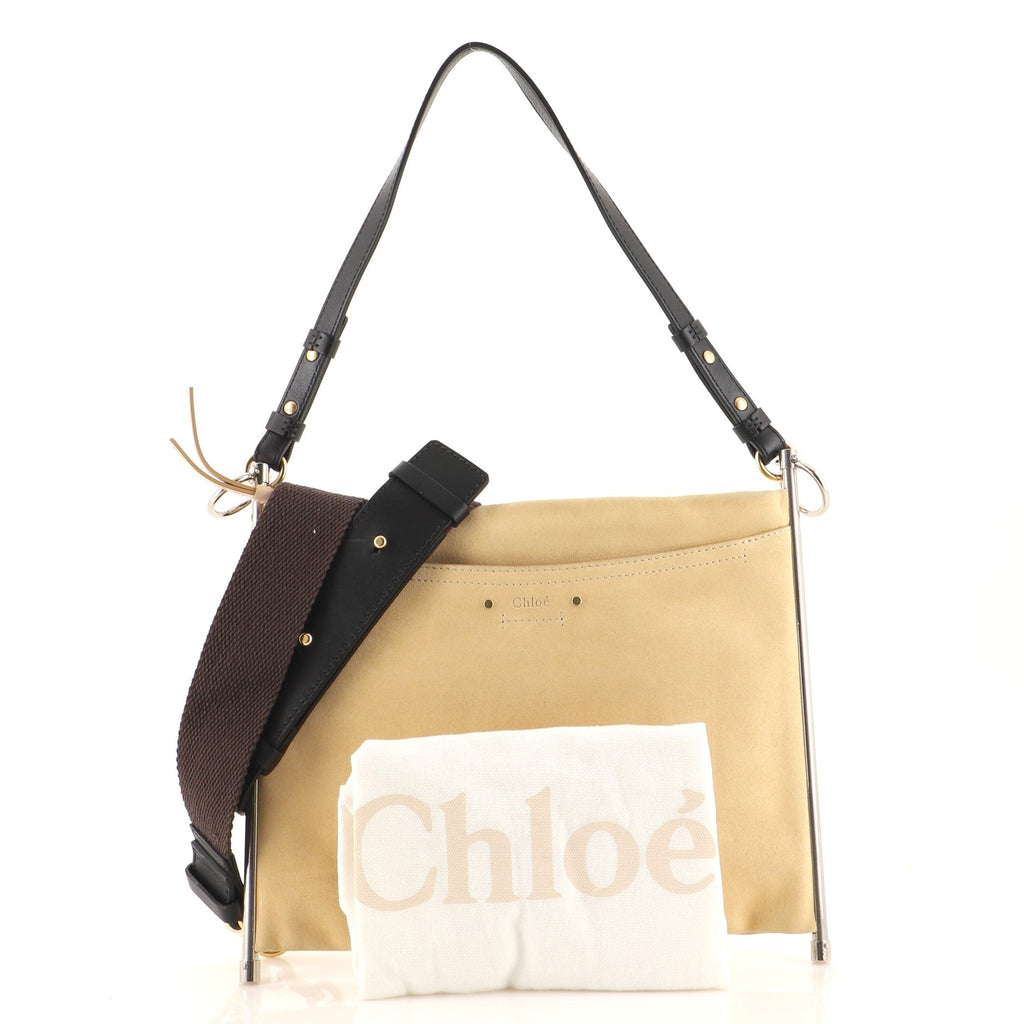 Roy Clutch Suede Medium