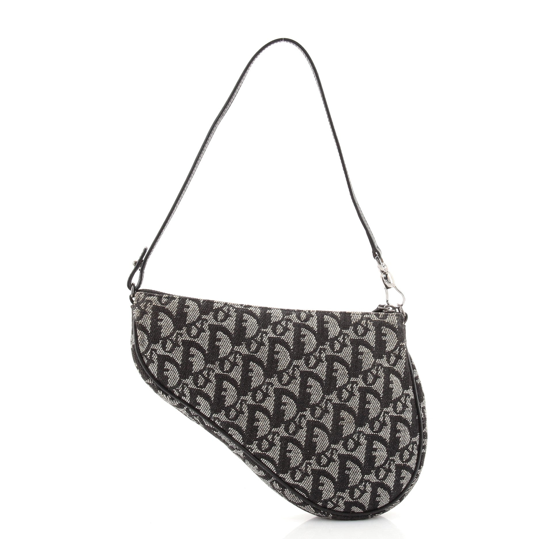 Vintage Saddle Bag Diorissimo Canvas Mini