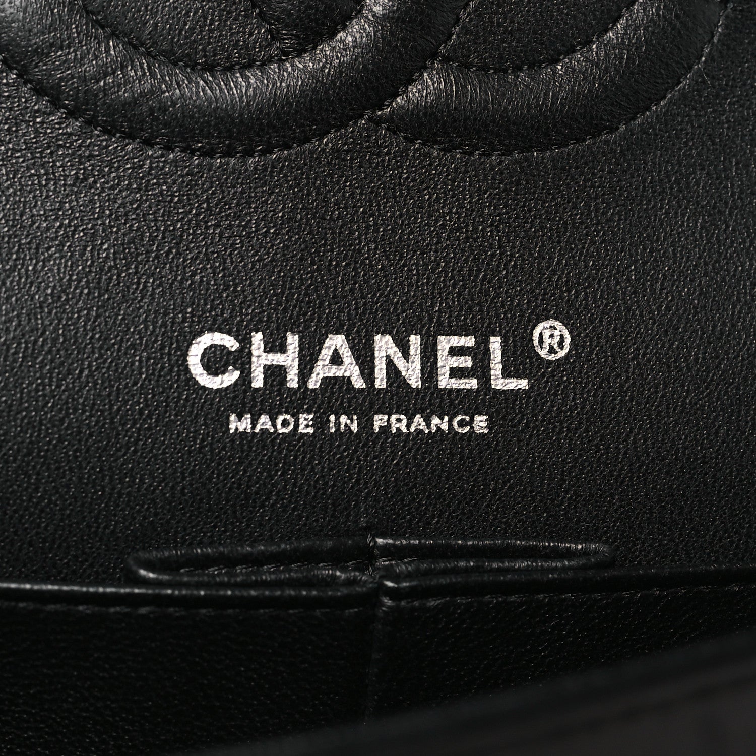 Tweed Quilted Medium Double Flap Black