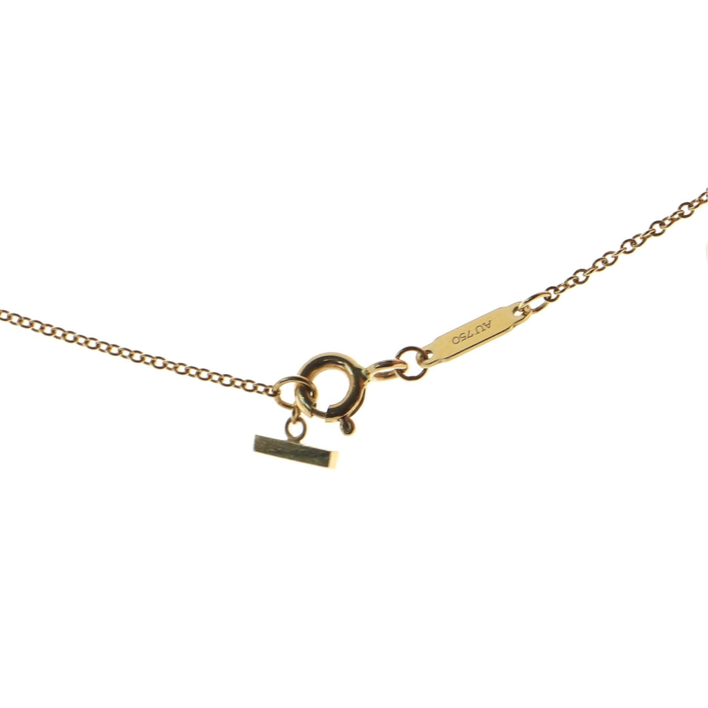 T Smile Pendant Necklace 18K Yellow Gold Small