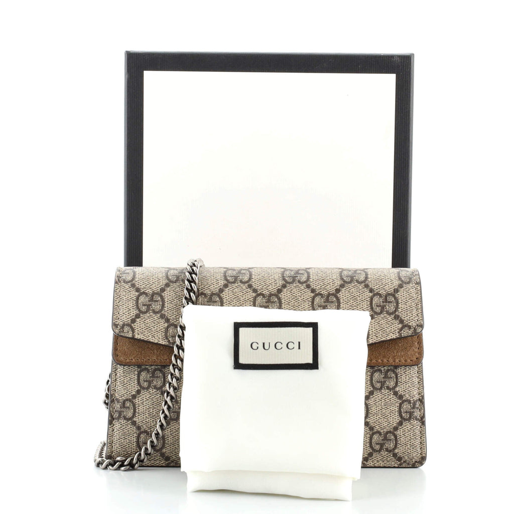 Dionysus Bag GG Coated Canvas Super Mini