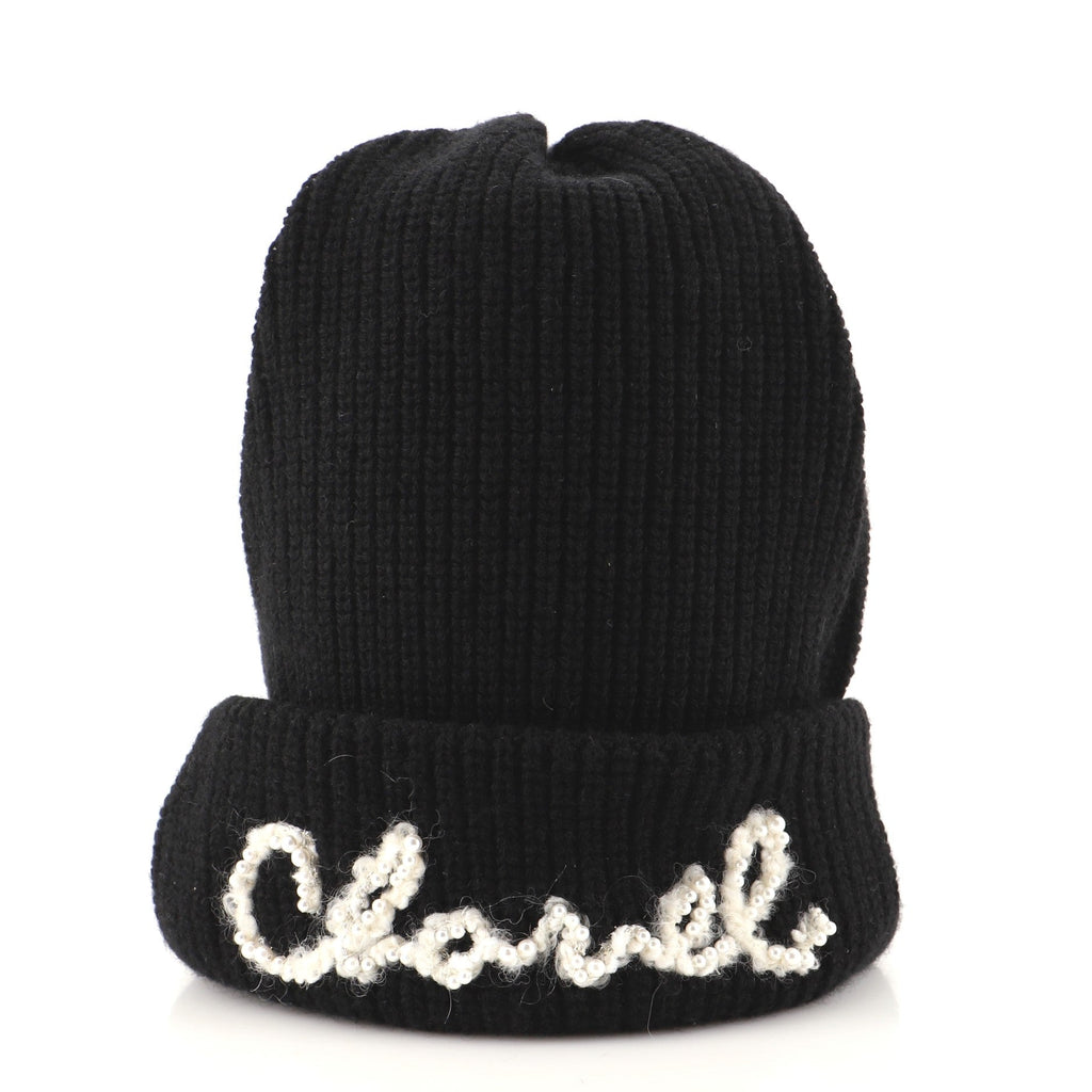 Beanie Cashmere with Pearls XS