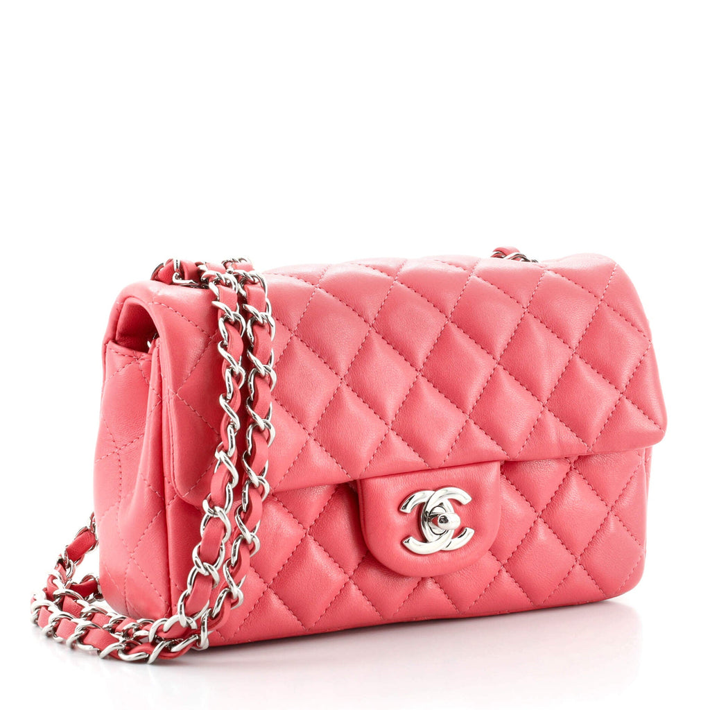Classic Single Flap Bag Quilted Lambskin Mini