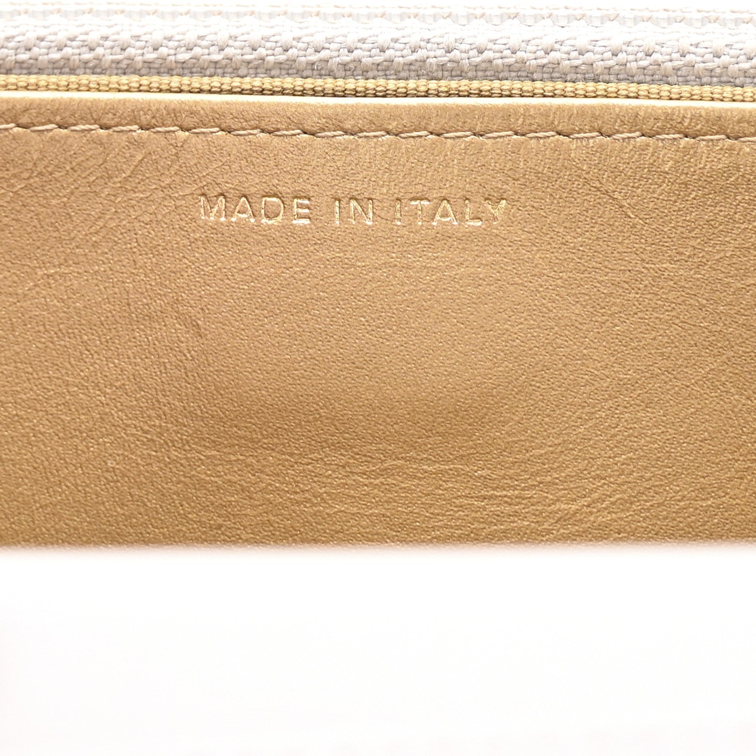 Lambskin Quilted CC Pearl Crush Wallet on Chain WOC Grey