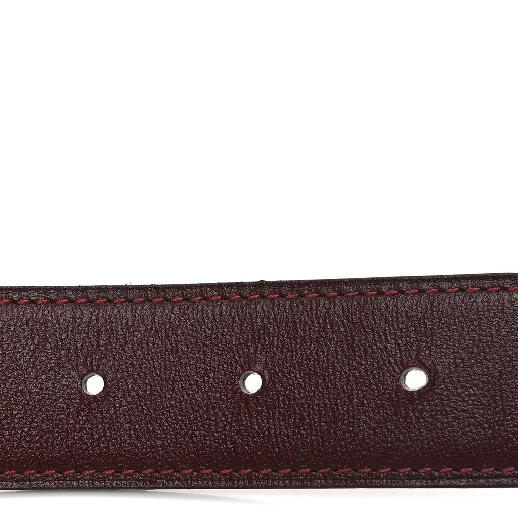 Box Togo 32mm Belt Strap 105 42 Rouge H Gold