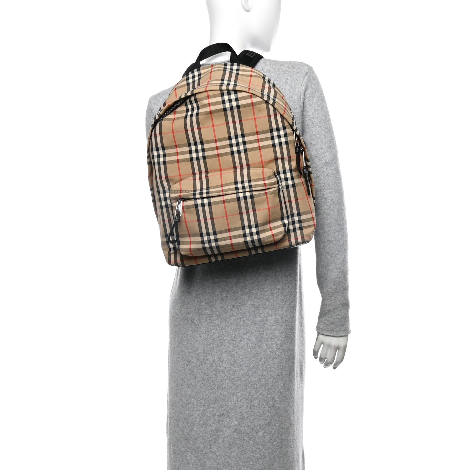 Vintage Check Jett Backpack Archive Beige