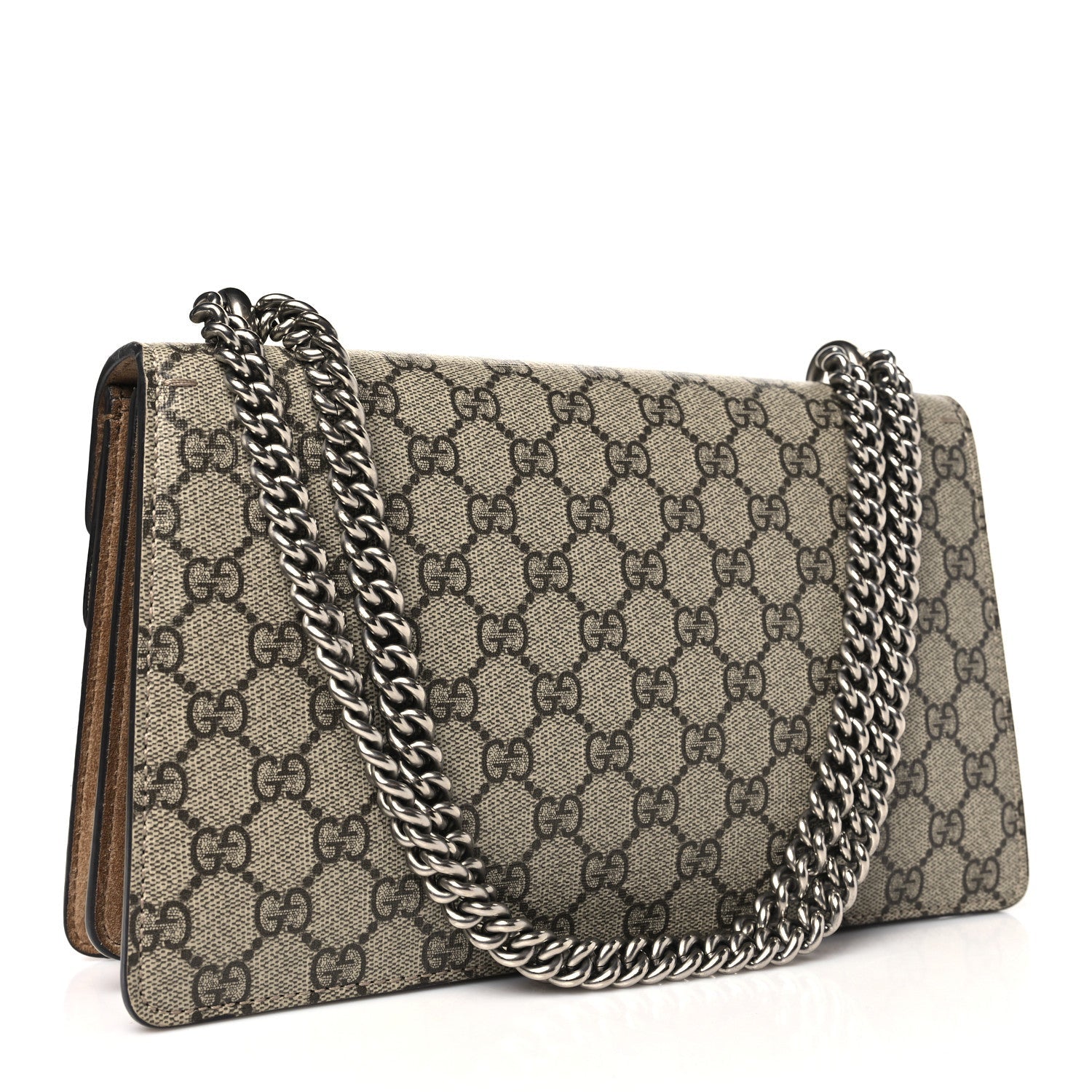 GG Supreme Monogram Small Dionysus Shoulder Bag Taupe