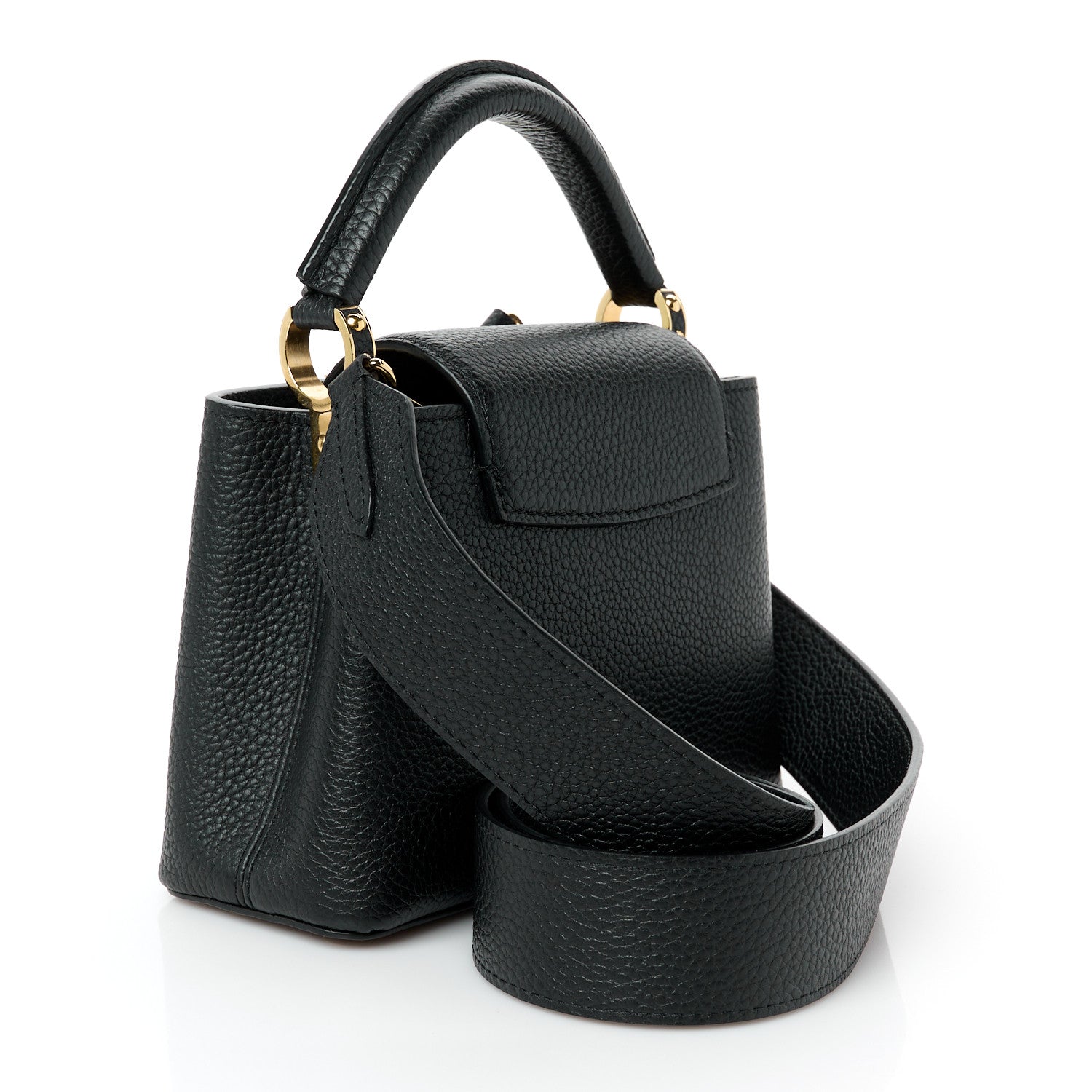 Taurillon Mini Capucines Black