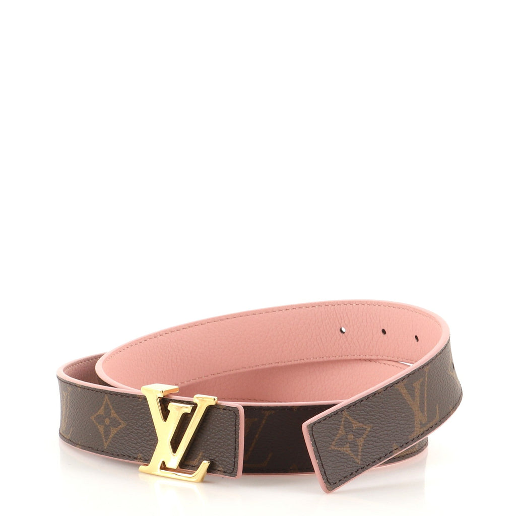 LV Initiales Reversible Belt Monogram Canvas and Leather Medium 80