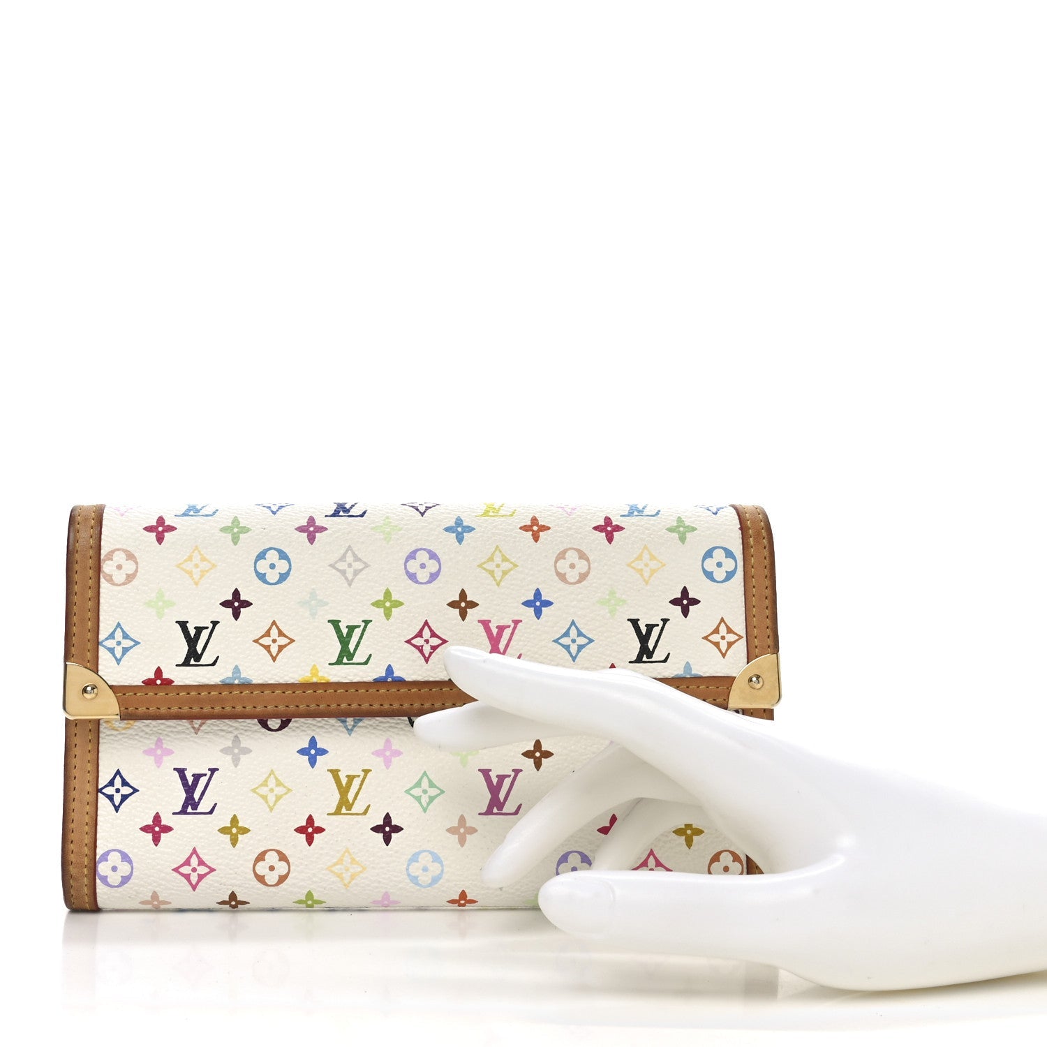 Monogram Multicolor Porte Tresor International Wallet White