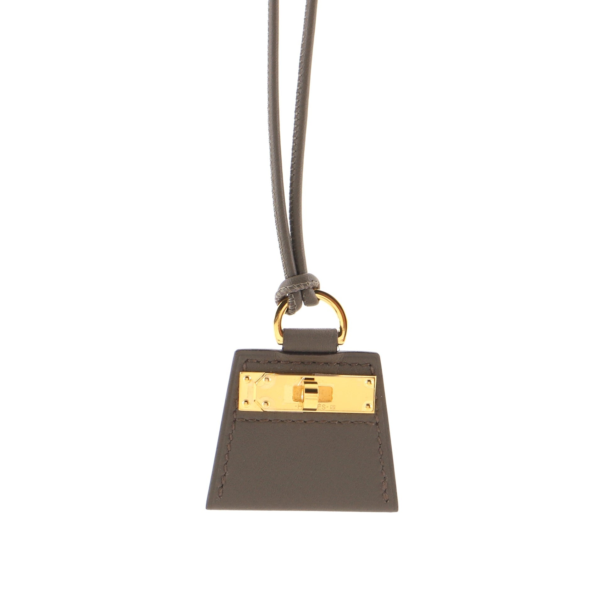 MonPetitKelly Pendant Necklace Leather Small