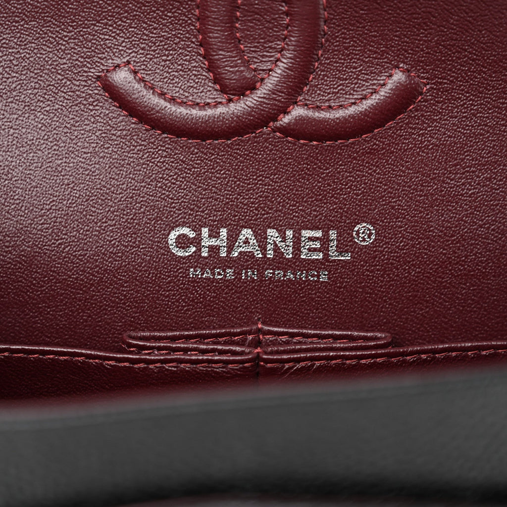 Caviar Quilted Small Double Flap Black