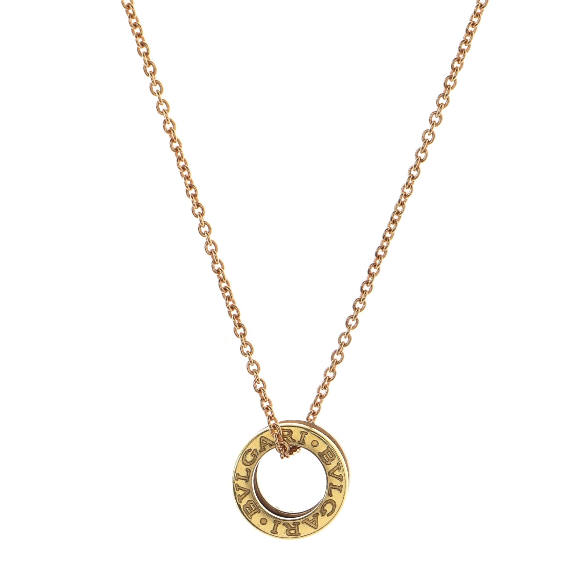 B.Zero1 Pendant Necklace 18K Tricolor Gold