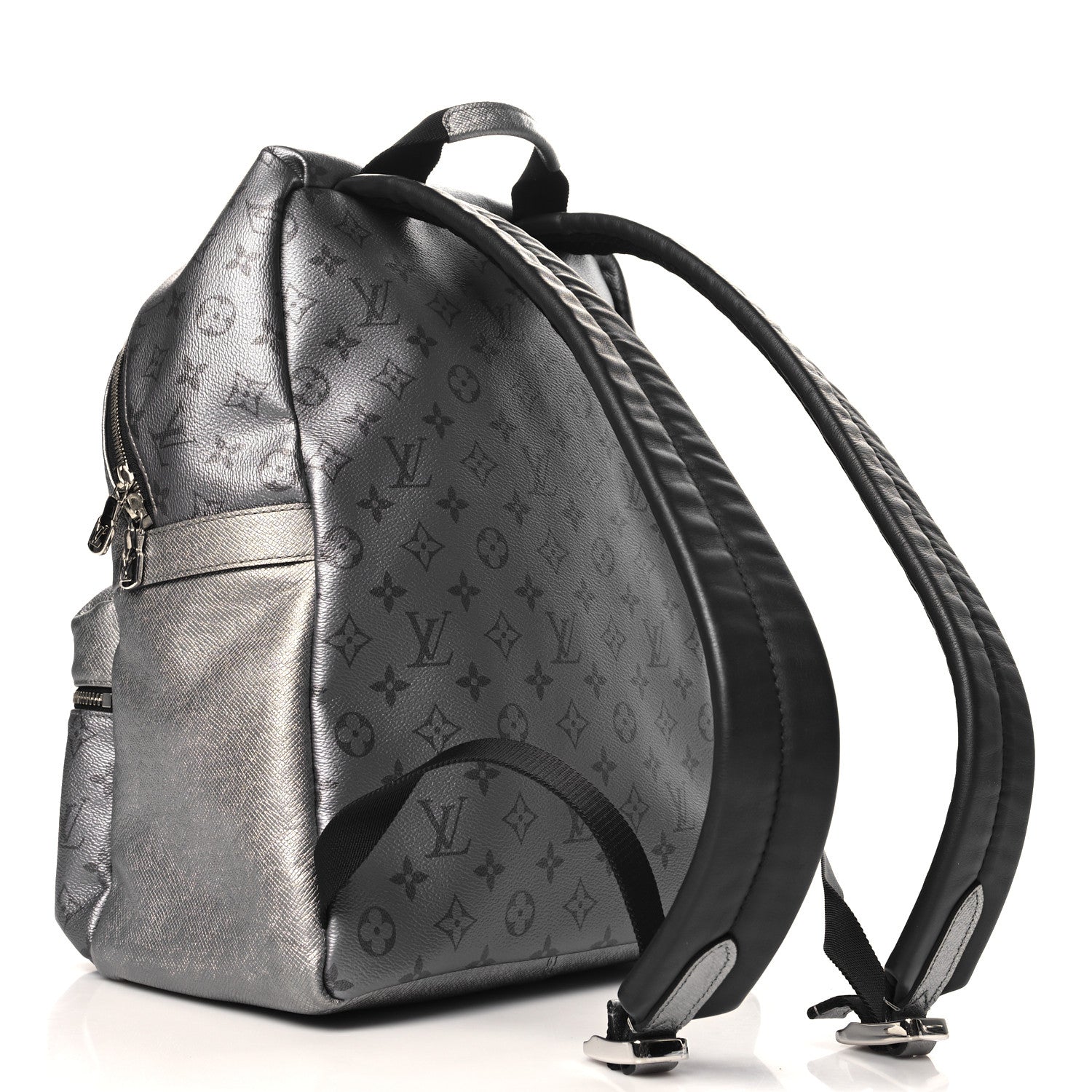 Monogram Taiga Discovery Backpack PM Silver