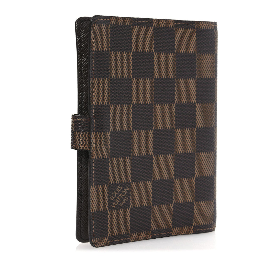 Damier Ebene Small Ring Agenda Cover