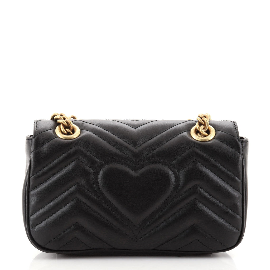 GG Marmont Flap Bag Matelasse Leather Mini