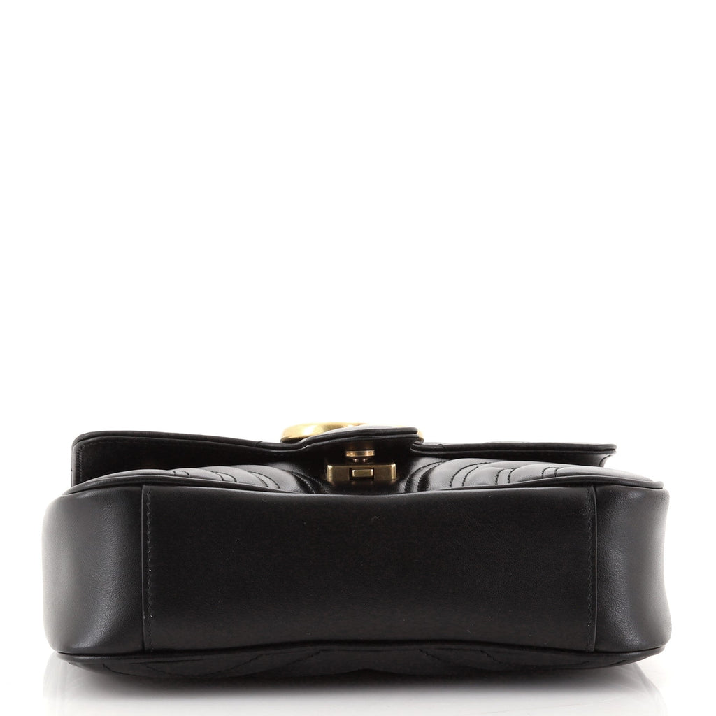 GG Marmont Flap Bag Matelasse Leather Mini