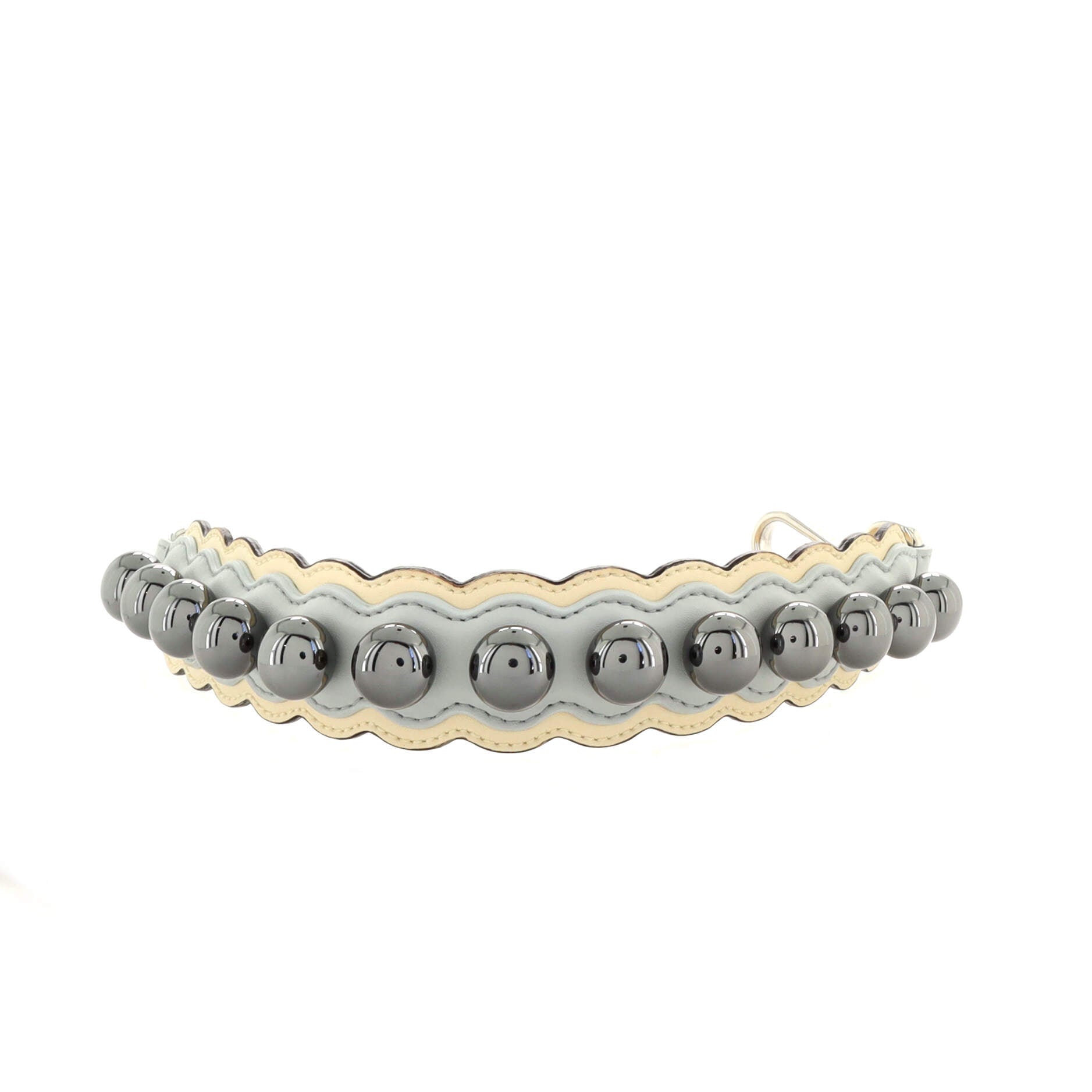Mini Strap You Short Shoulder Strap Pearl Embellished Leather