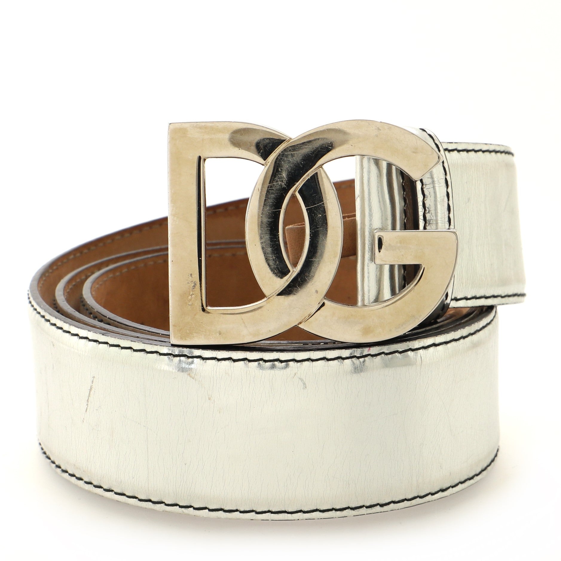 DG Logo Belt Leather Medium 95