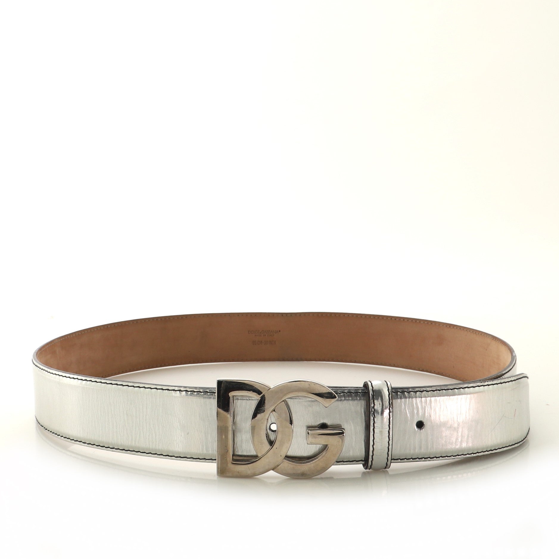 DG Logo Belt Leather Medium 95