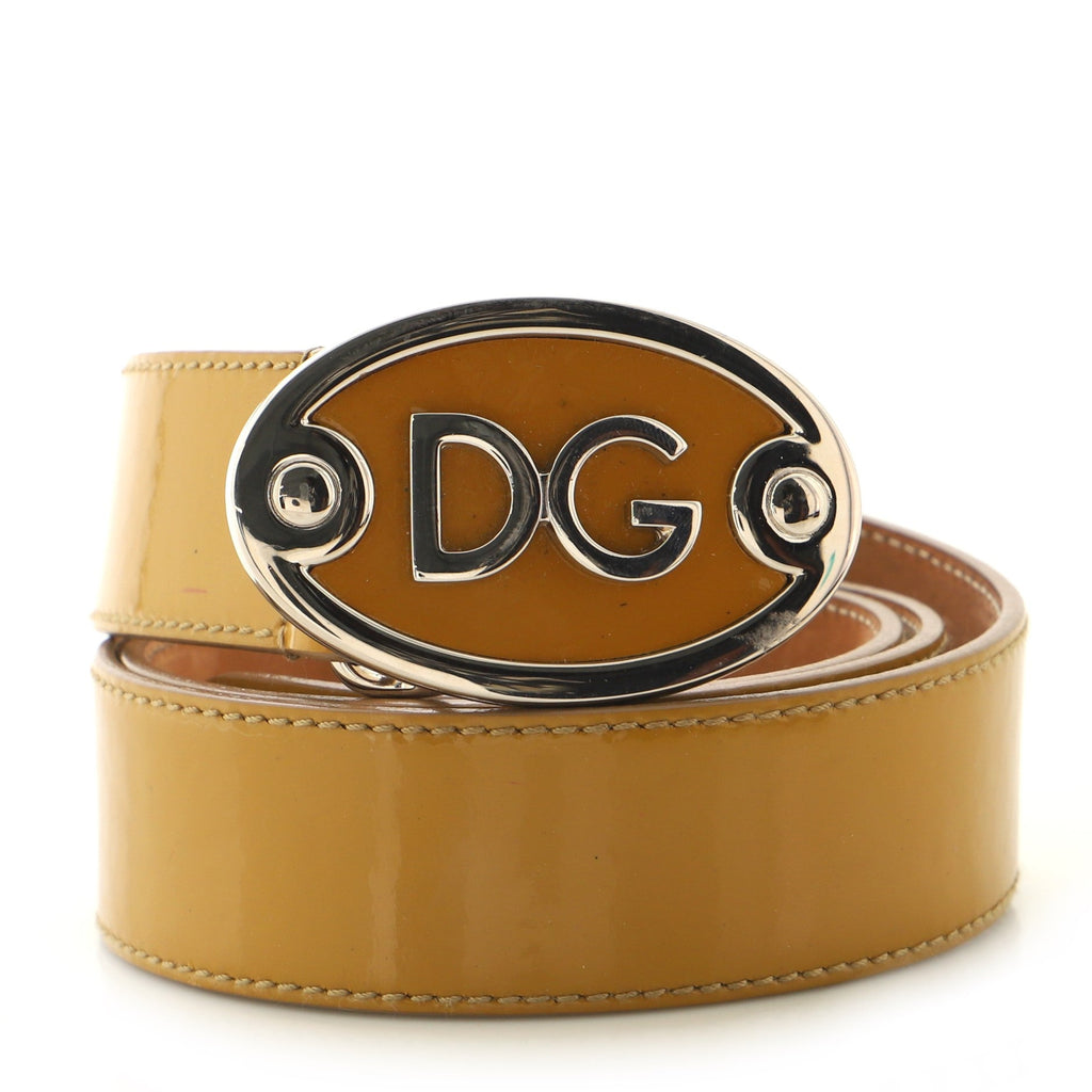DG Logo Belt Leather Medium 90