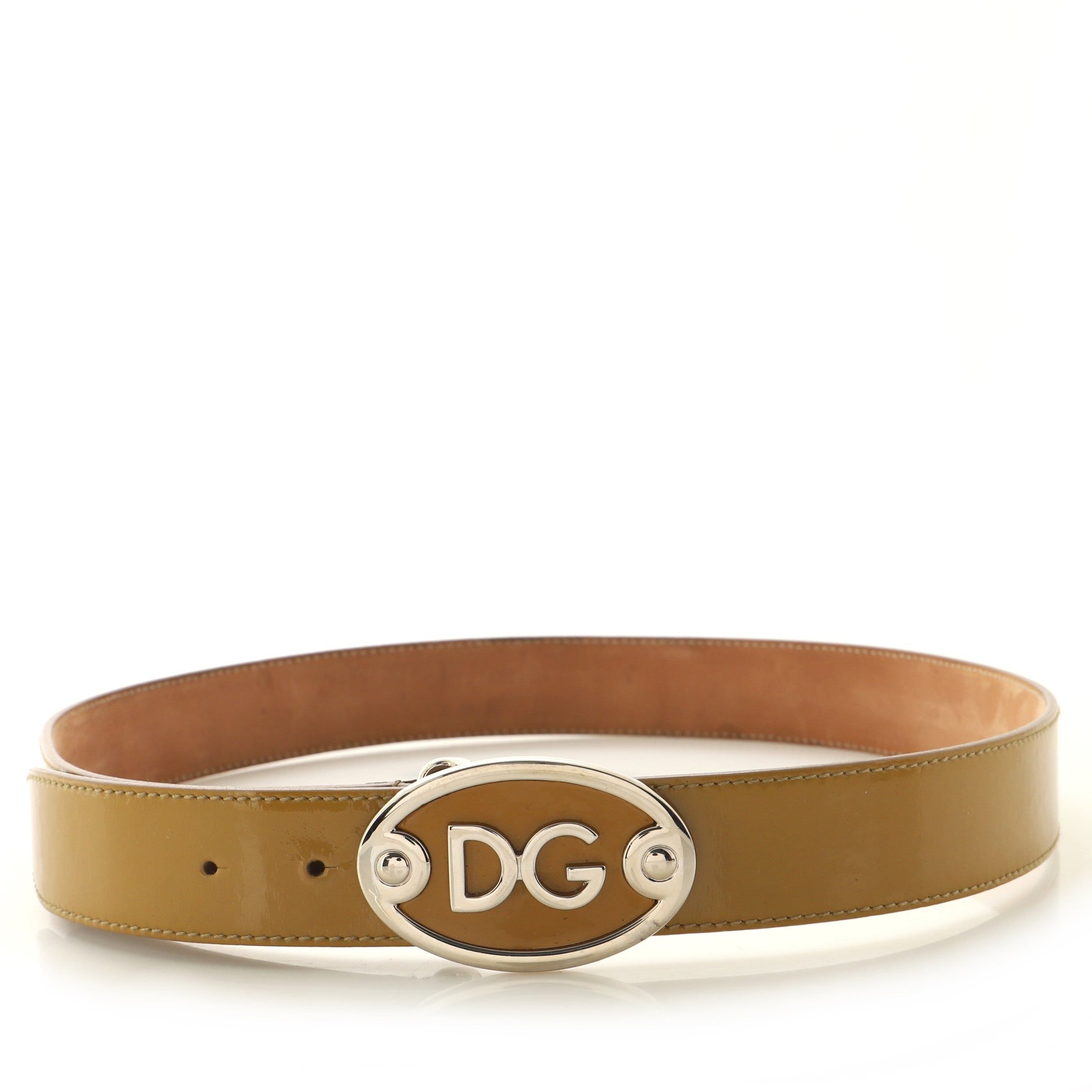 DG Logo Belt Leather Medium 90