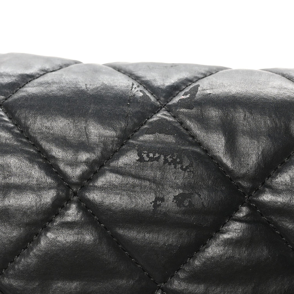 Nylon Quilted XL Coco Cocoon Messenger Black