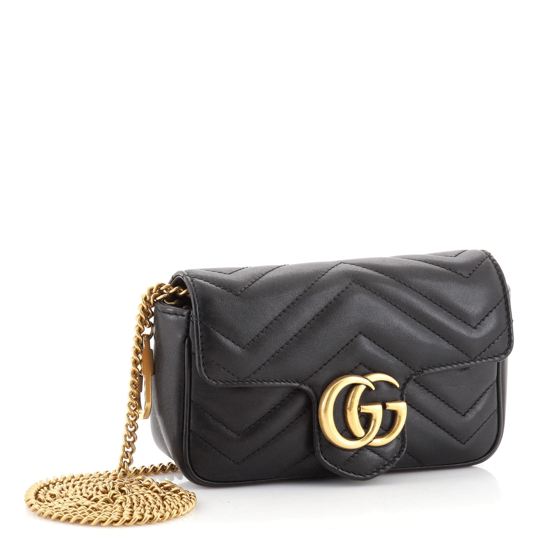 GG Marmont Flap Bag Matelasse Leather Super Mini