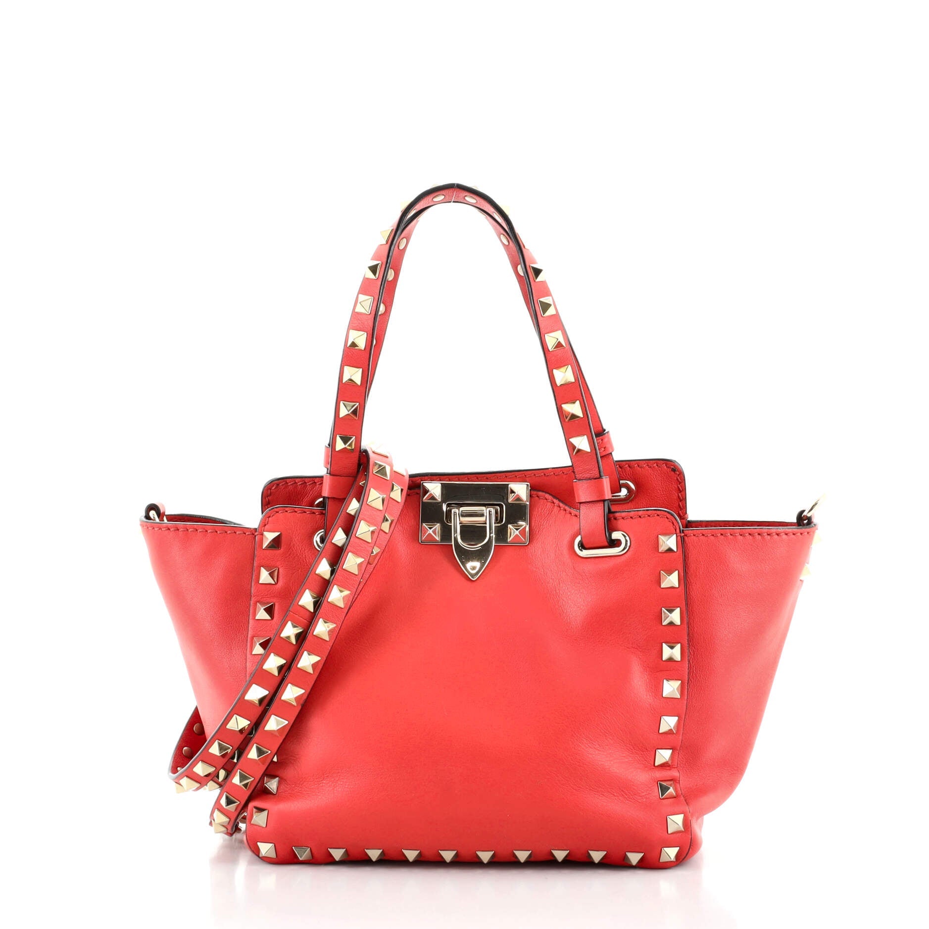 Rockstud Tote Soft Leather Mini