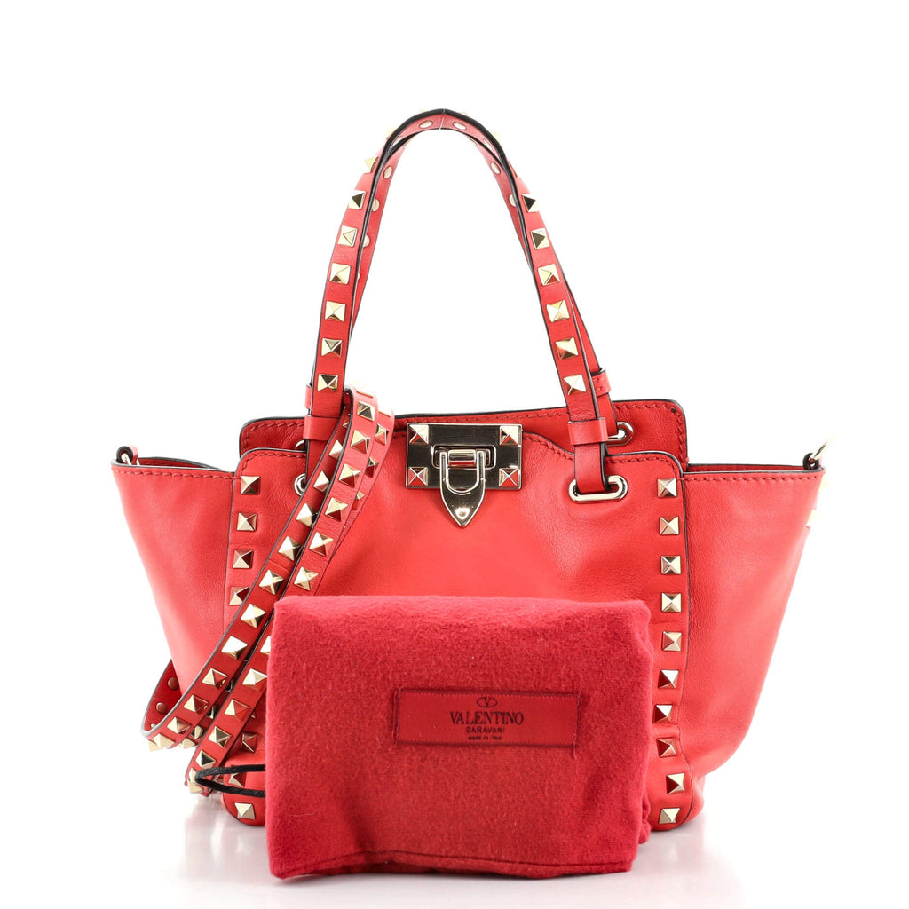 Rockstud Tote Soft Leather Mini