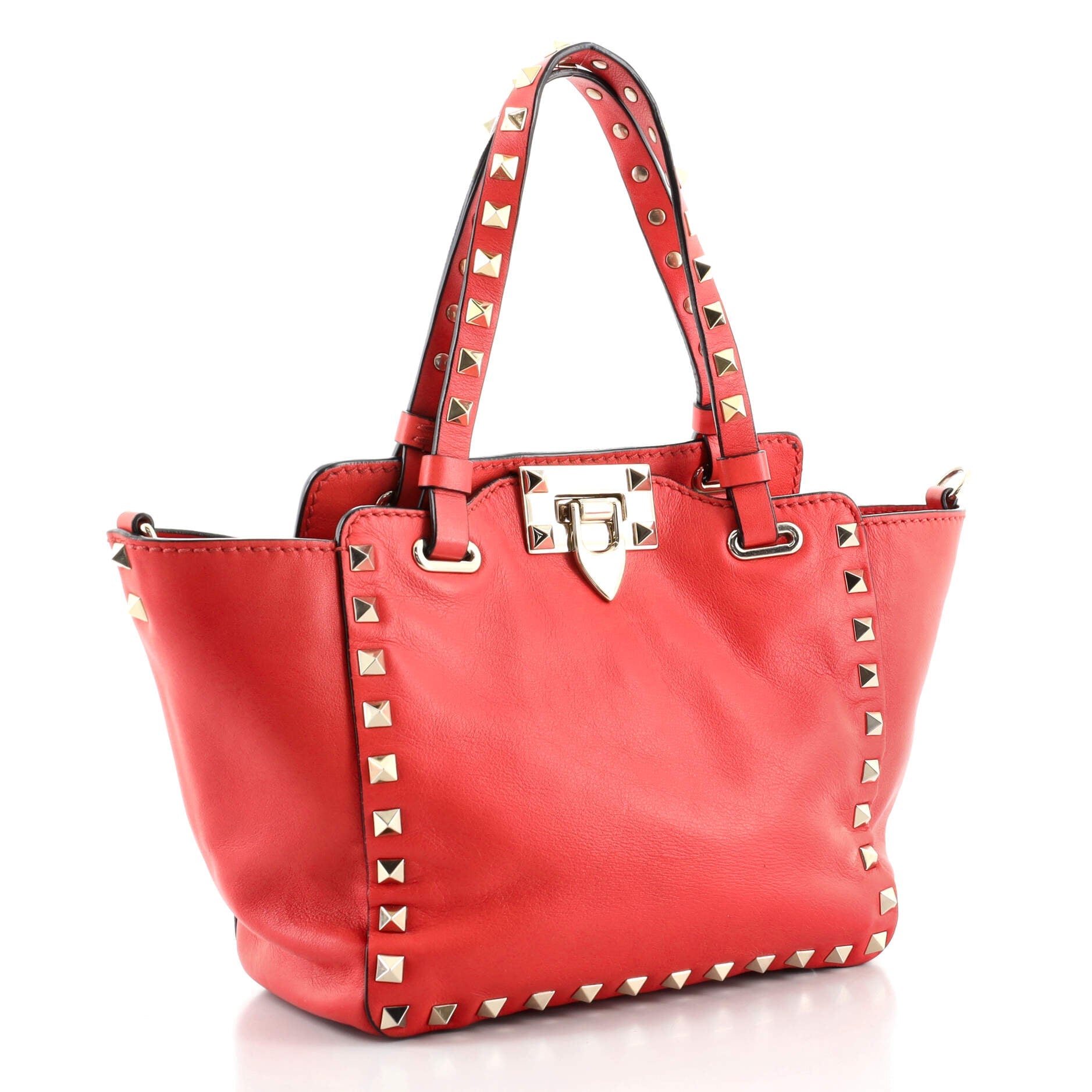 Rockstud Tote Soft Leather Mini