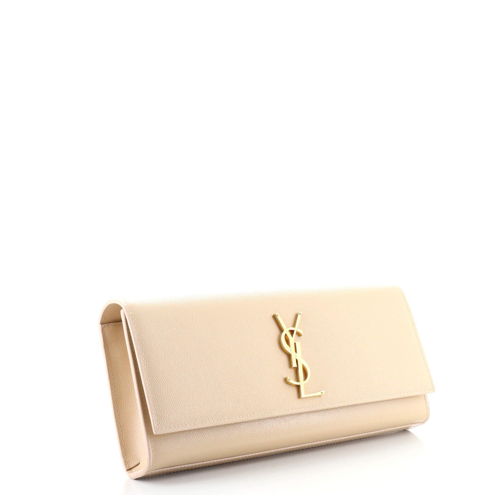 Classic Monogram Clutch Leather Long