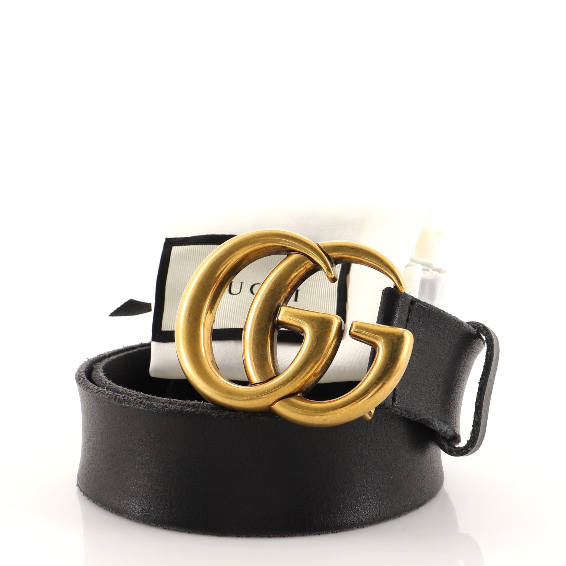 GG Marmont Belt Leather Thin 65