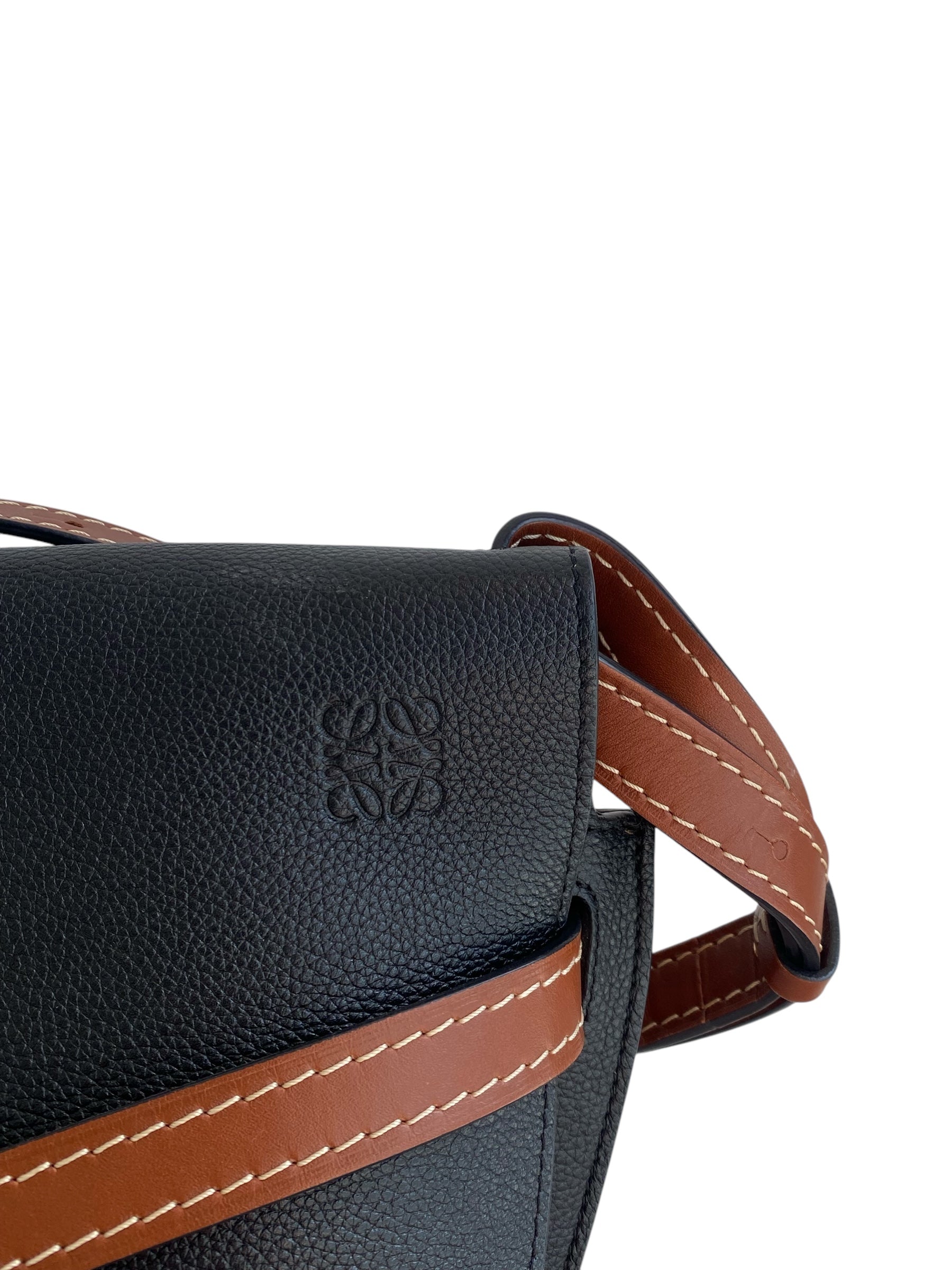 Loewe Black Gate Satchel Bag