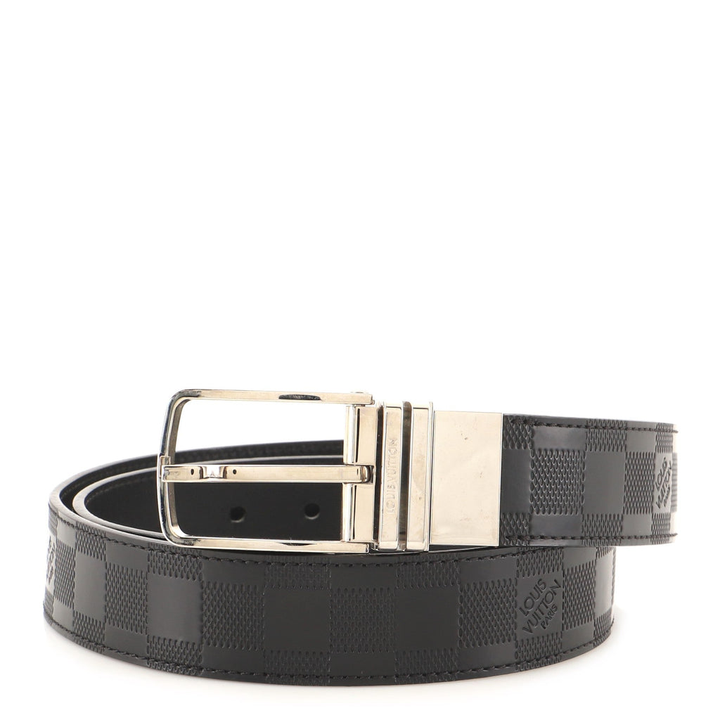 Boston Belt Damier Infini Leather Medium 90