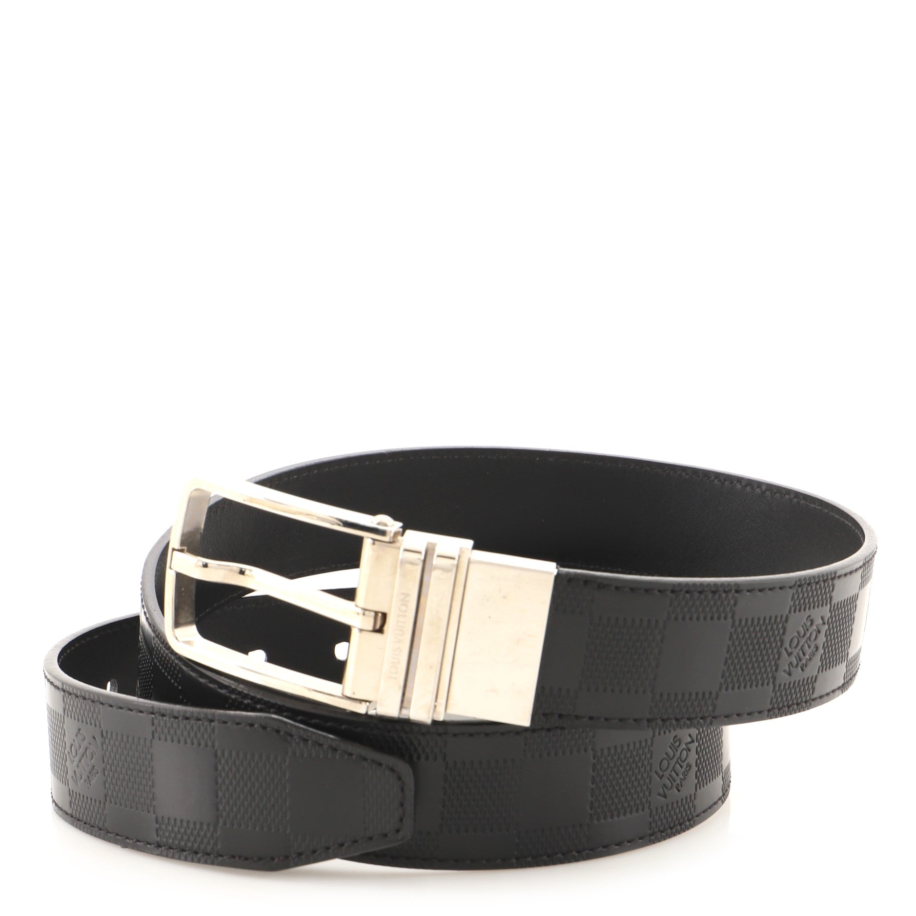 Boston Belt Damier Infini Leather Medium 90