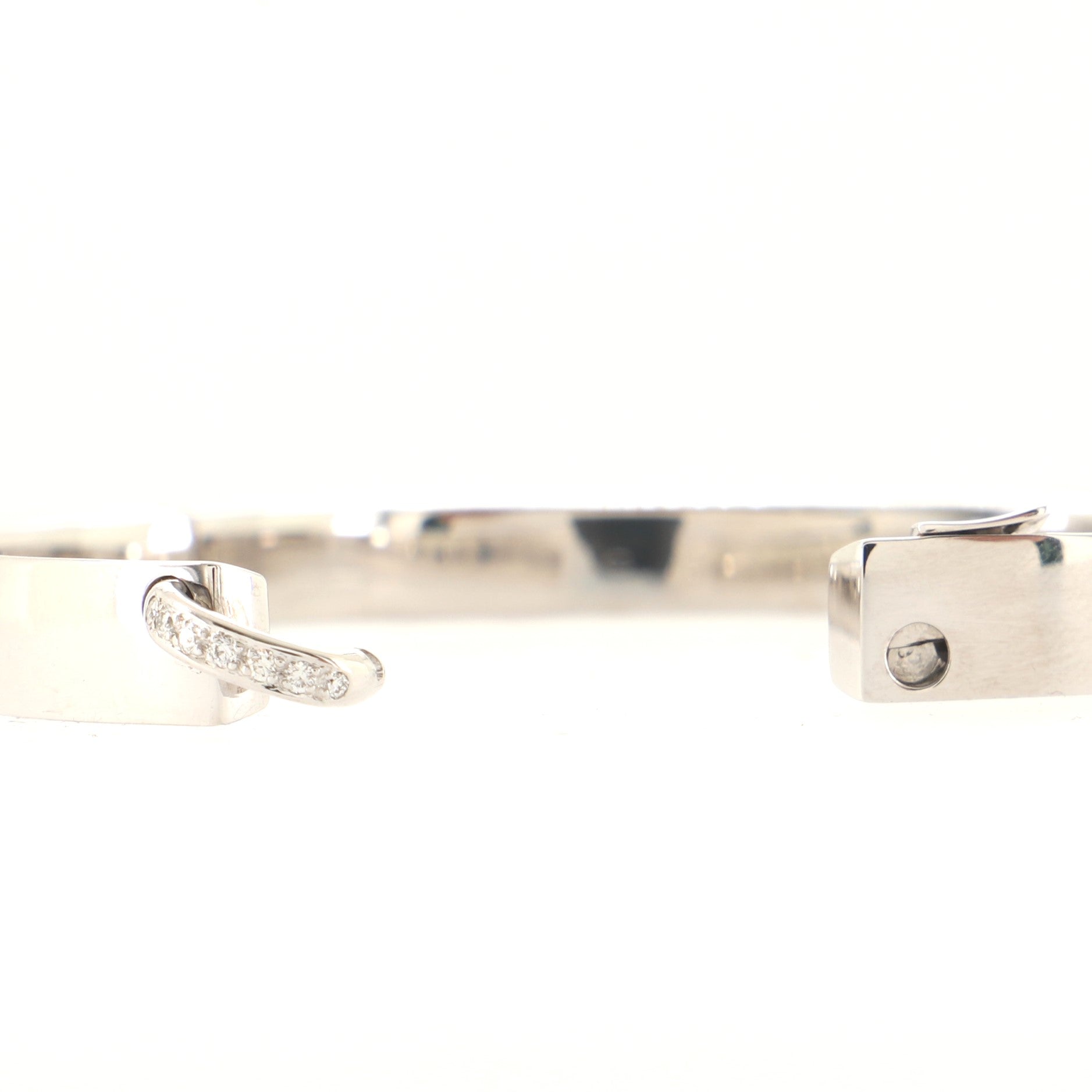 Liens Bracelet 18K White Gold with Diamonds