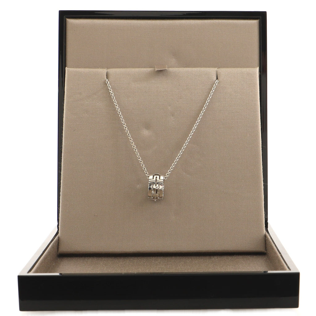 Parentesi Pendant Necklace 18K White Gold