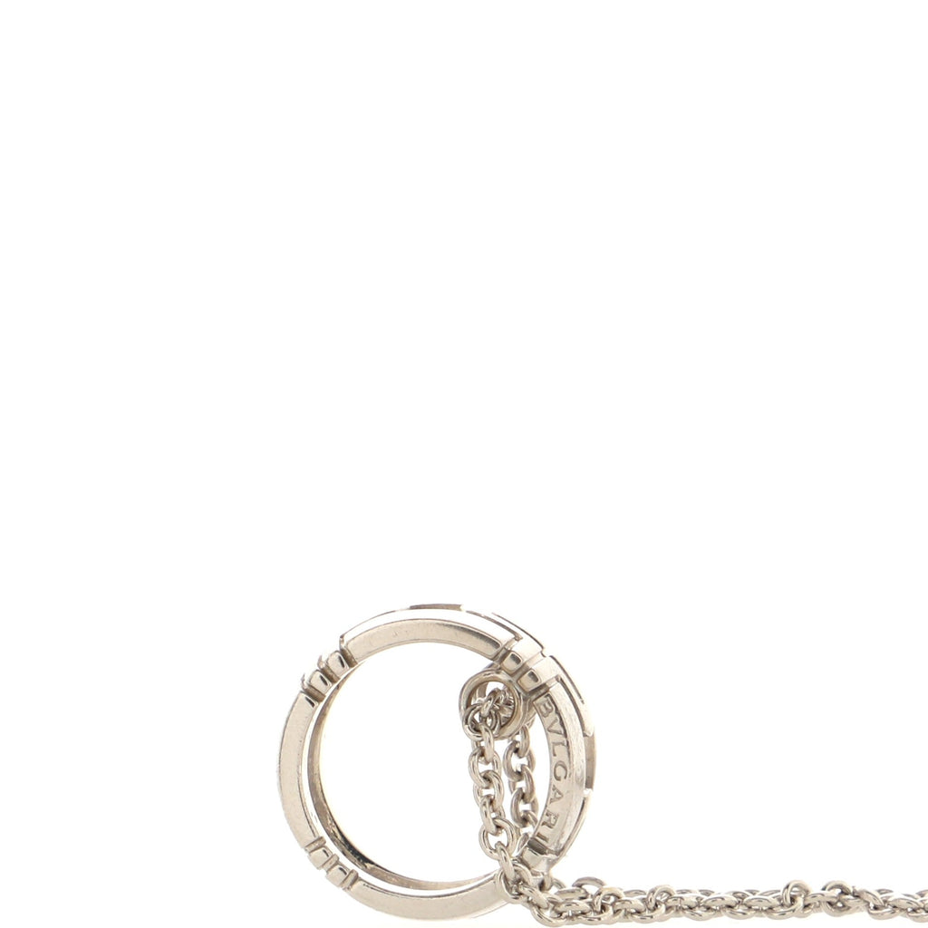 Parentesi Pendant Necklace 18K White Gold