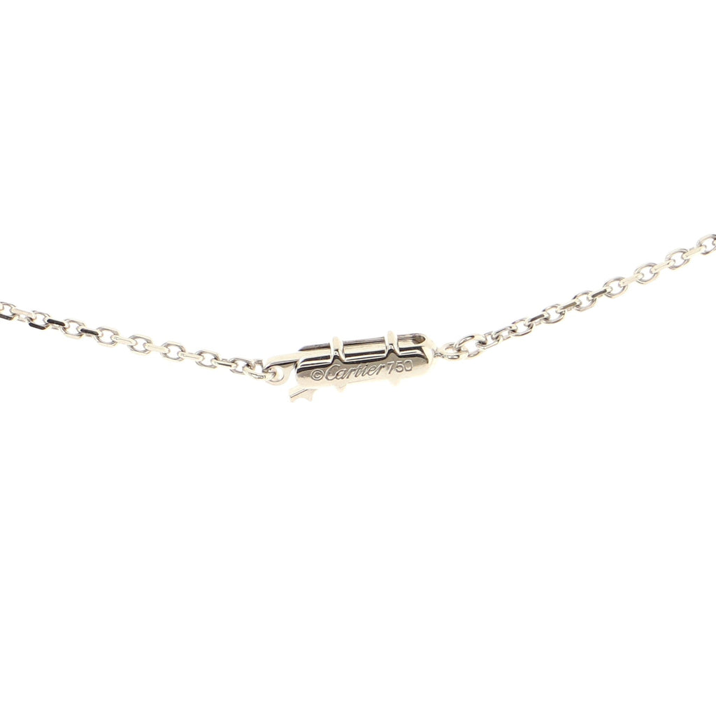 C Heart de Cartier Pendant Necklace 18K White Gold with Pave Diamonds
