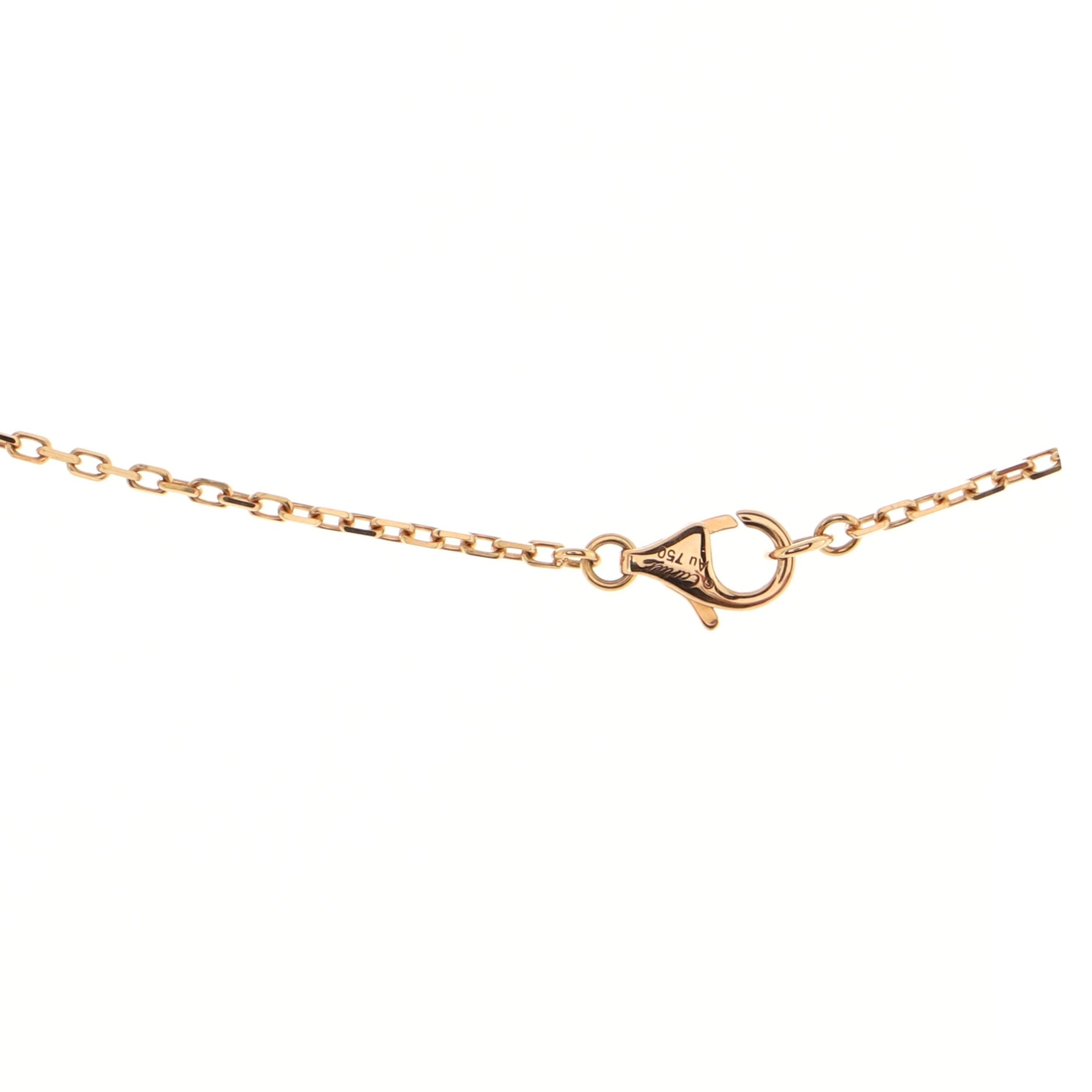 C Heart de Cartier Pendant Necklace 18K Rose Gold with Diamond XS